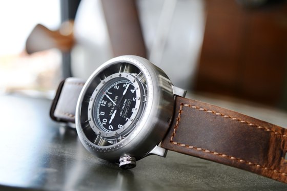 Aviators watch placed on Sopwith Camel aircraft