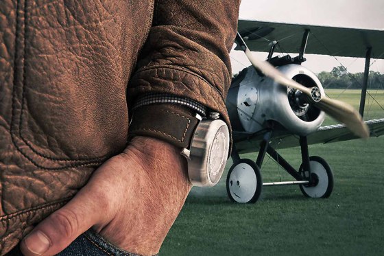 Valour Sopwith watch on wrist